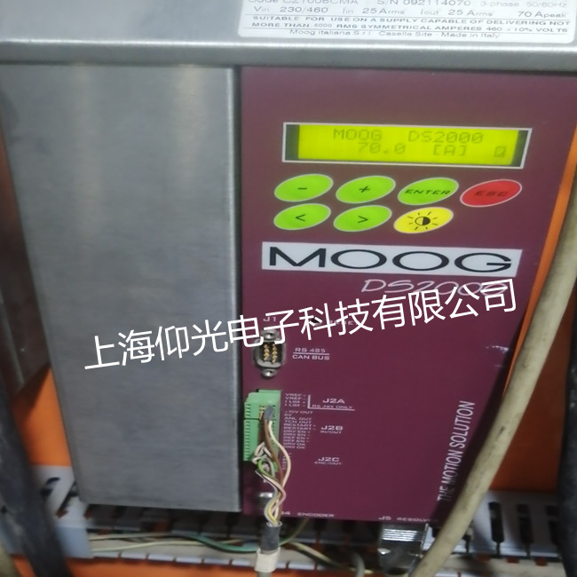 MOOG穆格伺服驅(qū)動器維修過電