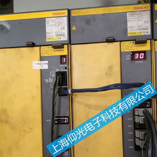 發(fā)那科主軸驅動器A06B-6141-H015#H058報警顯示02故障維修